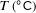   T  \hspace{0.08cm}  ( ^{\circ} \mathsf{C} )