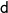 {\mathsf{d}}