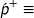 \acute{\textsf{\textit{p}}}^{+} \equiv