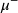 \mu^{-}