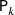   \mathsf{P}_{k}