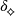 \delta_{\! \concavediamond}