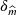 \delta_{\widehat{m}}