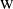   {\mathrm{w}}