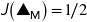 \textsl{\textsf{J}} \! \left( \textsf{\ding{115}}_{\mathsf{M}} \right) \! = \! 1 \! /2