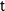   \mathsf{t}